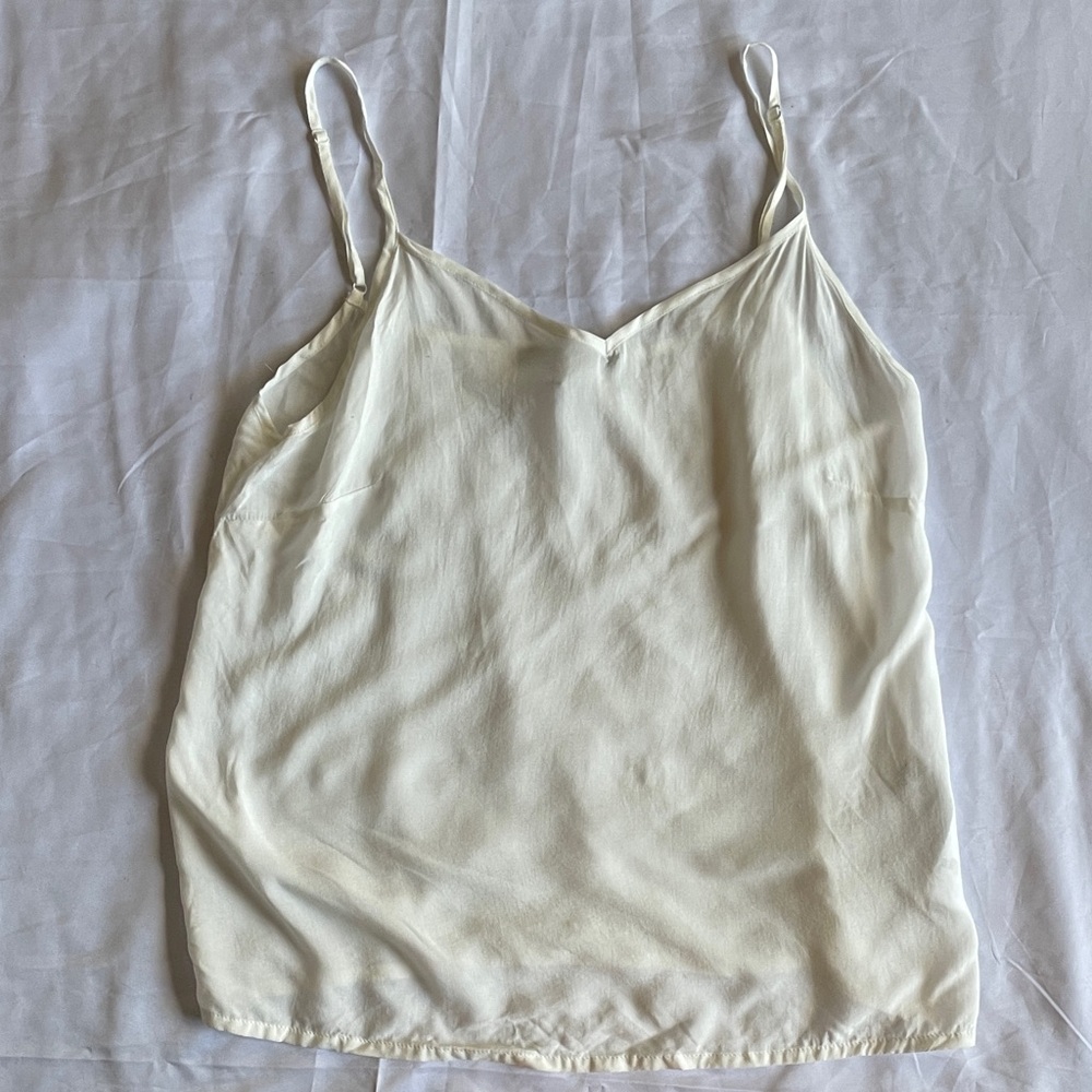 Maje Cream slip Top